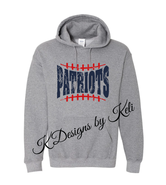 Patriots Football 25 -2 - Sport Grey - Hooded Sweatshirt