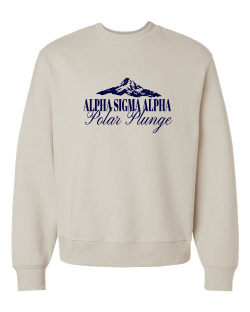 Alpha Sigma Alpha Polar Plunge - Baby Tee, Tshirts, Qtr Zip, Hoodies And Crewnecks