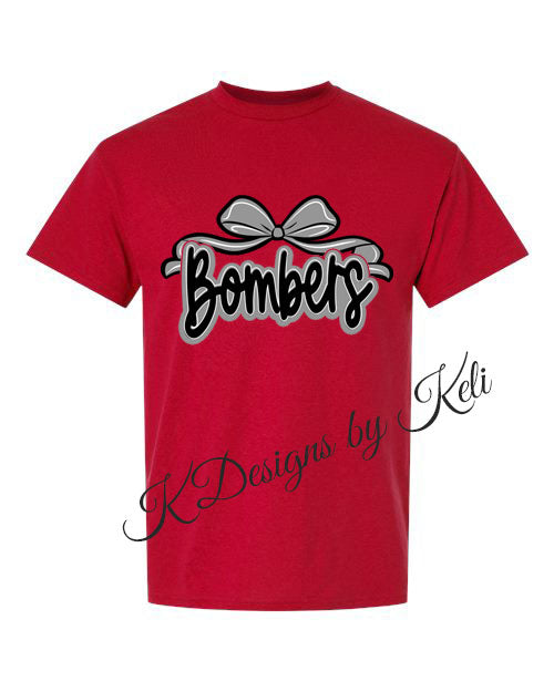 Williamsport Bombers - 2026 - Design#5 - Red - T-Shirt, Crew Neck, or Hooded Sweatshirt