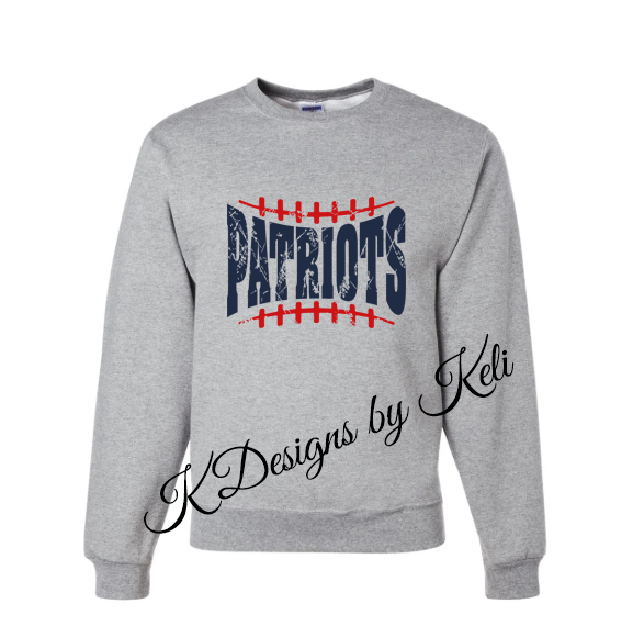 Patriots Football 25 - 2- Sport Grey - Crewneck Sweatshirt