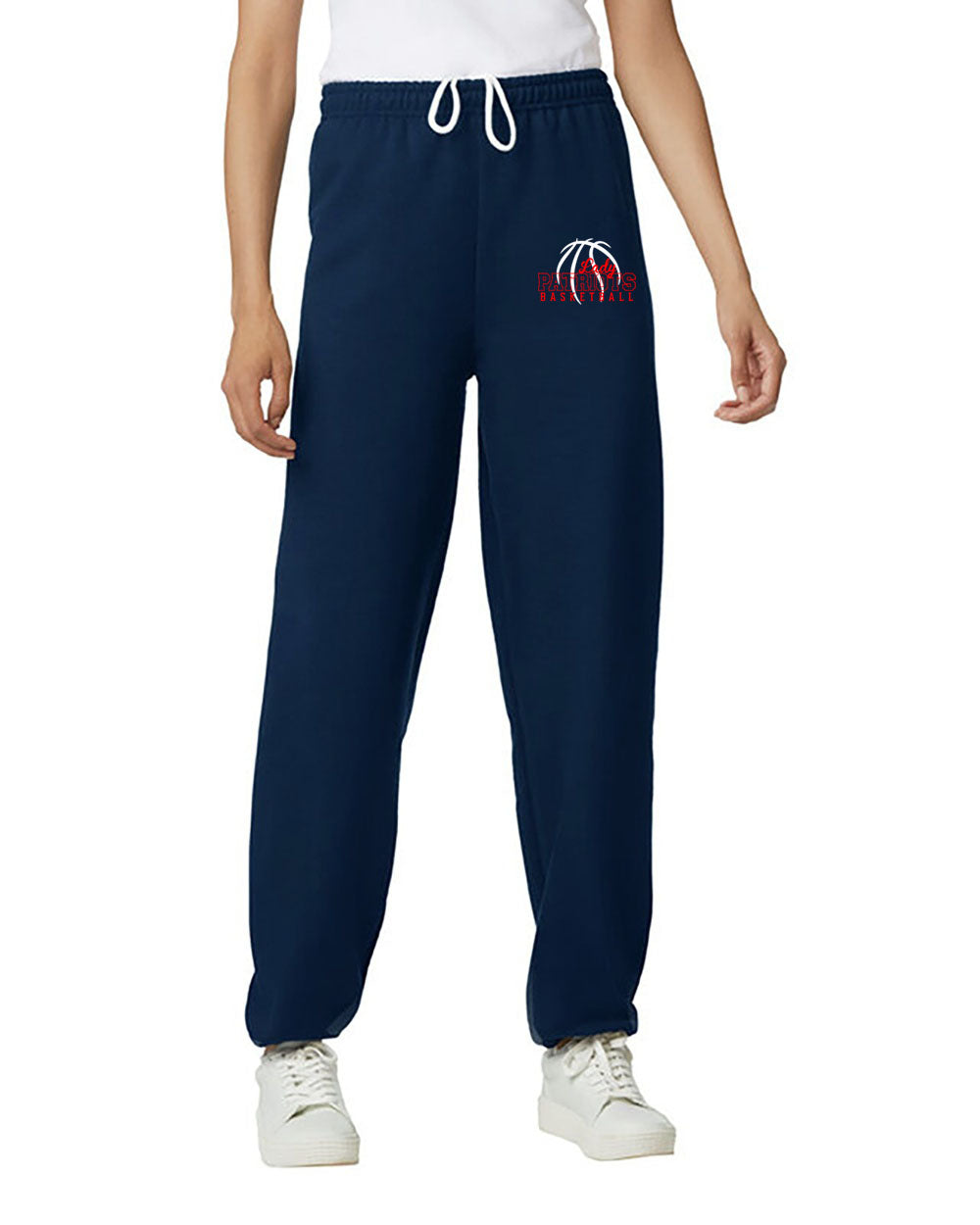 Patriots - Seeger Lady Patriots - Sweatpants - Elastic Bottoms - Gildan Brand