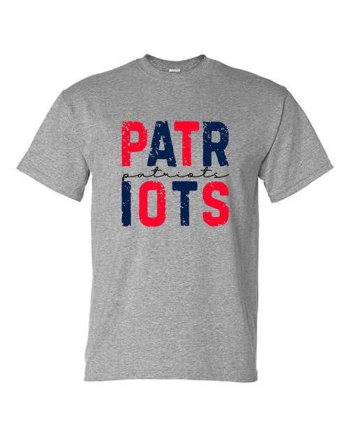 PATRIOTS - Tshirt, Long Sleeve Tshirt, Crew Neck or Hooded Sweatshirt