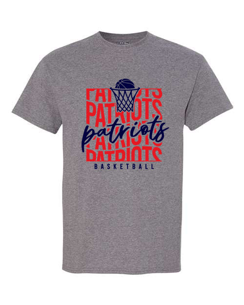Seeger Patriot Basketball - T-Shirt, Long Sleeve T-shirt, Crew Neck or Hooded Sweatshirt
