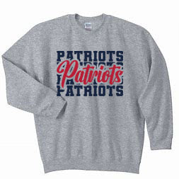 Patriots Patriots - Grey - Tshirt, Longsleeve T, Crewneck, or Hooded Sweatshirt