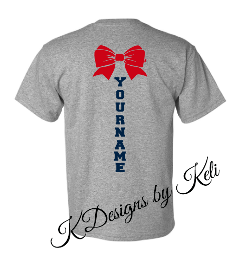 Patriots Cheer - Personalized - T- shirt, Long sleeve T, Crewneck, or Hooded Sweatshirt, Baseball T