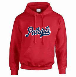 Patriots- Red - Tshirt, Longsleeve T, Crewneck, or Hooded Sweatshirt