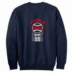 Seeger Patriots Softball - Navy - Tshirt, Longsleeve T, Crewneck, or Hooded Sweatshirt