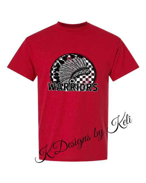 Warren Central - 2025 - Design#5 - Red - T-Shirt, Long Sleeve T-shirt, Crew Neck, or Hooded Sweatshirt