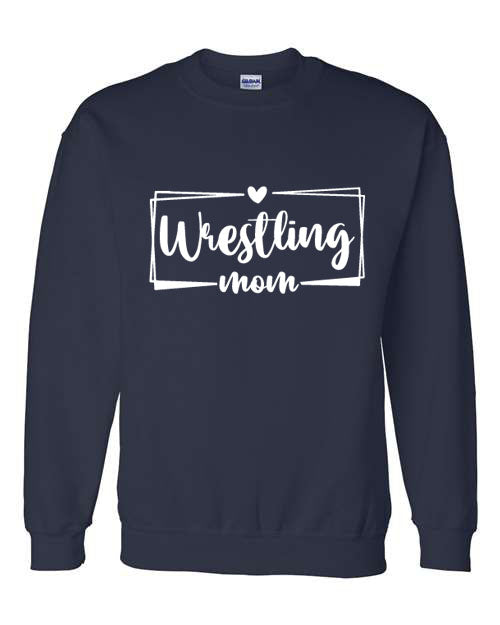 Wrestling Mom - T-Shirt, Long Sleeve T-shirt, Crew Neck or Hooded Sweatshirt