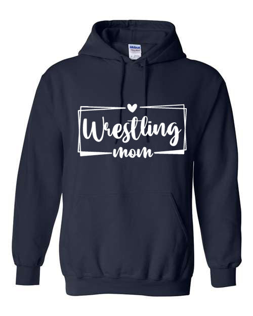 Wrestling Mom - T-Shirt, Long Sleeve T-shirt, Crew Neck or Hooded Sweatshirt