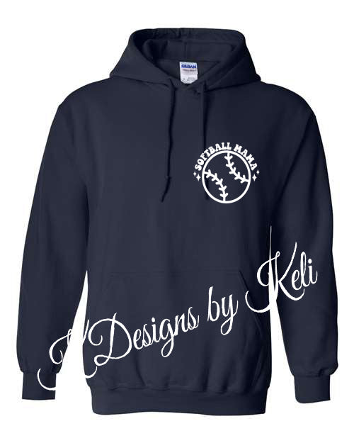 My kid might not always swing, but I do- Navy - Tshirt, Longsleeve T, Crewneck, or Hooded Sweatshirt - Customized