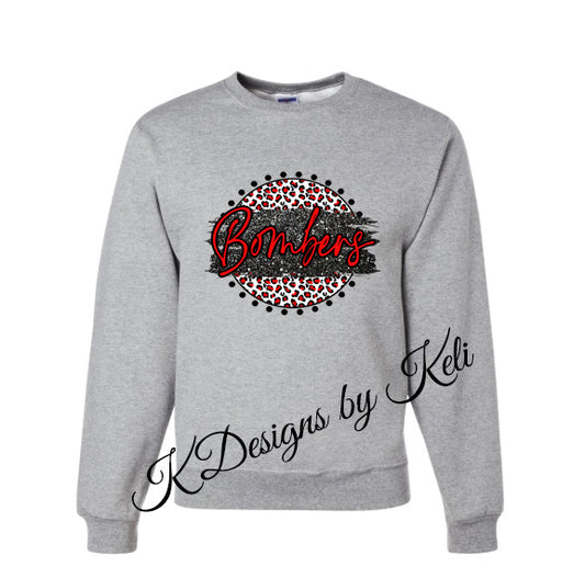 Williamsport Bombers - 2025 - Design#6 - T-Shirt, Long Sleeve T-shirt, Crew Neck, or Hooded Sweatshirt