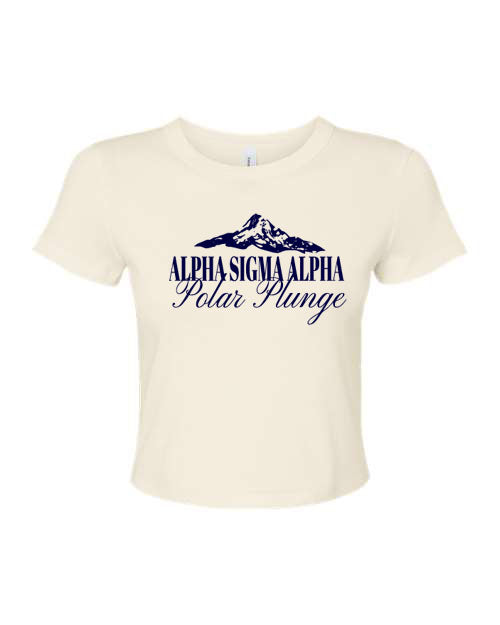 Alpha Sigma Alpha Polar Plunge - Baby Tee, Tshirts, Qtr Zip, Hoodies And Crewnecks
