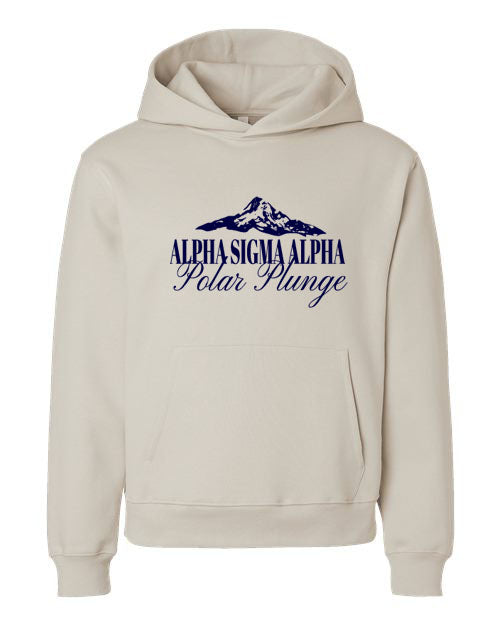 Alpha Sigma Alpha Polar Plunge - Baby Tee, Tshirts, Qtr Zip, Hoodies And Crewnecks