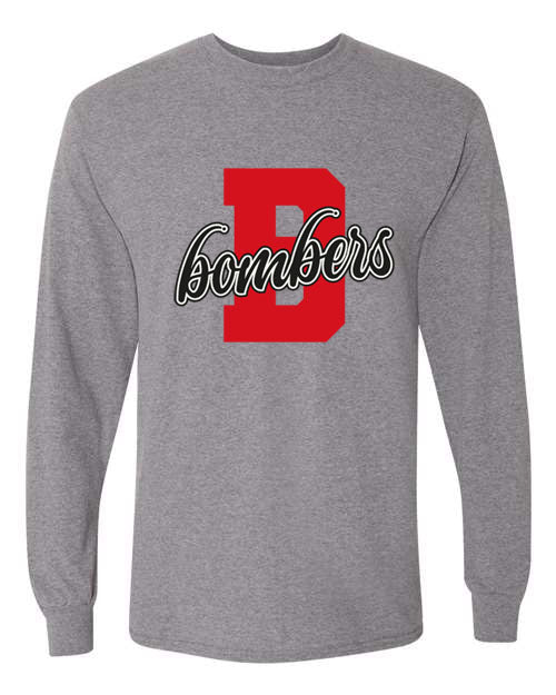 Williamsport Bombers - B Bombers - 2024 Design #2 - T-Shirt, Long Sleeve T-shirt, Crew Neck, Hooded Sweatshirt or 3/4 Sleeve Baseball Tee