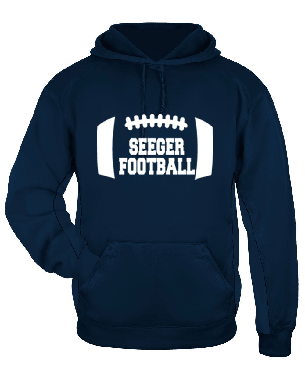 Seeger Patriot Football 24 - Dri fit - Seeger Football - Badger Brand - T-Shirt, Long Sleeve T-shirt, Crew Neck or Hooded Sweatshirt