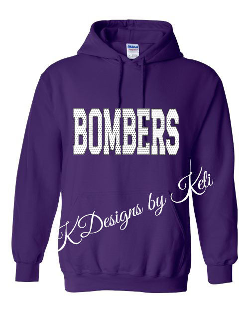 Williamsport Bombers - 2026 - Design#6 - Purple - T-Shirt, Crew Neck, or Hooded Sweatshirt
