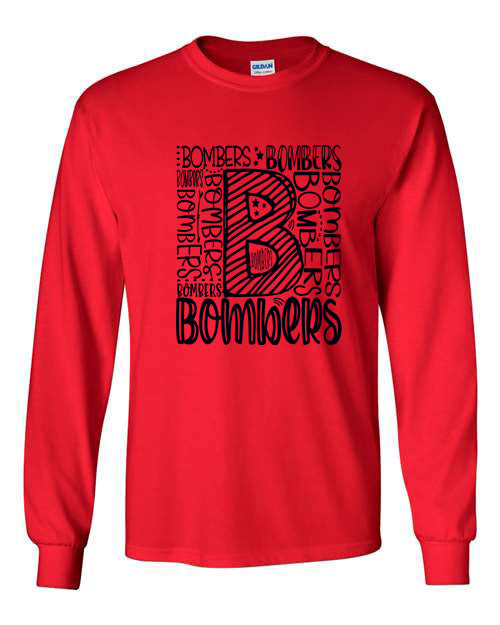 Williamsport Bombers - Bomber Graffiti - 2024 Design #4 - T-Shirt, Long Sleeve T-shirt, Crew Neck, Hooded Sweatshirt or 3/4 Sleeve Baseball Tee