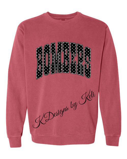 Williamsport Bombers -#9 - 2026 - Crimson - T-Shirt, Crew Neck, or Hooded Sweatshirt - Gildan Brand