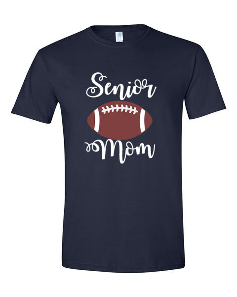 Senior Football Mom 2024 - T-Shirt or Long Sleeve T-Shirt - Multiple Color choices