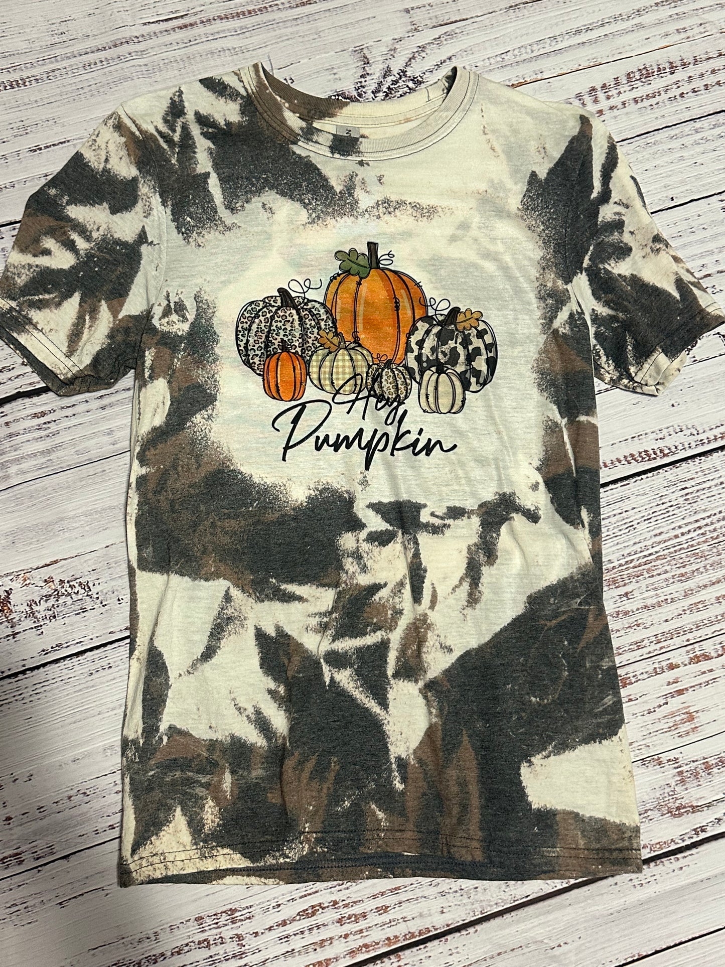 Hey Pumpkin - T-shirt - bleached - Dark Gray, Tan, White