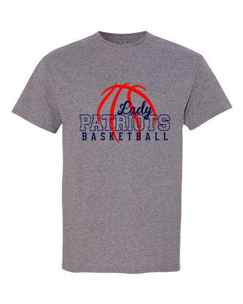 Seeger Lady Patriots Basketball - Graphite Gray - T-shirt