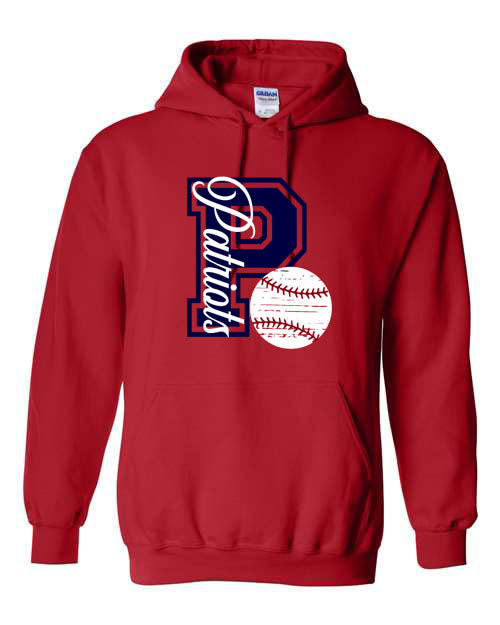 Patriots P Baseball Red - Tshirt, Longsleeve Tshirt, Crewneck, or Hoodie