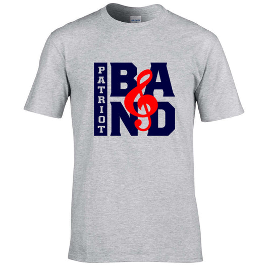 Seeger Patriot Band - Navy -  T-Shirt, Long Sleeve T-shirt, Crew Neck or Hooded Sweatshirt