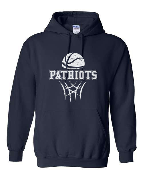 Seeger Basketball - Navy - Hooded Sweatshirt