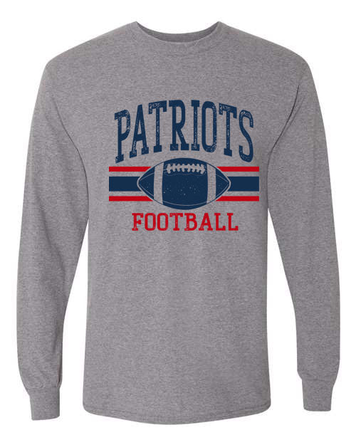 Seeger Patriot Football 24 - Red/ Navy - Long sleeve T-shirt