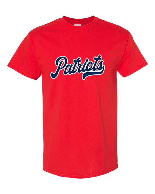 Patriots- Red - Tshirt, Longsleeve T, Crewneck, or Hooded Sweatshirt