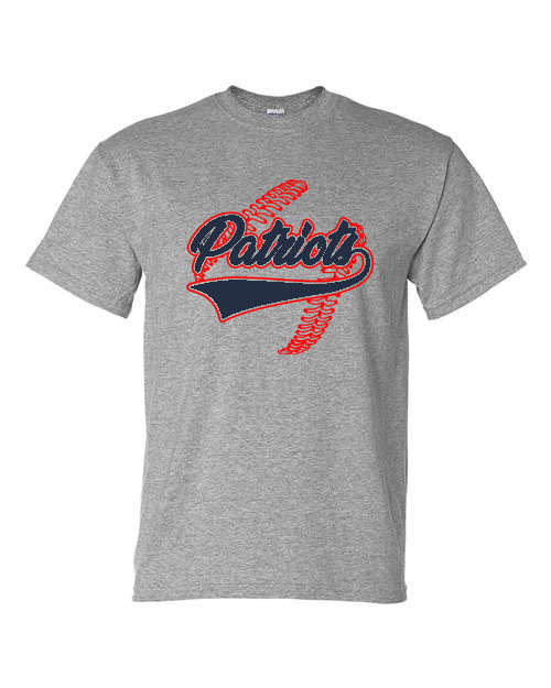 Patriots Baseball or Softball  - Tshirt, Long Sleeve Tshirt, Crew Neck or Hooded Sweatshirt