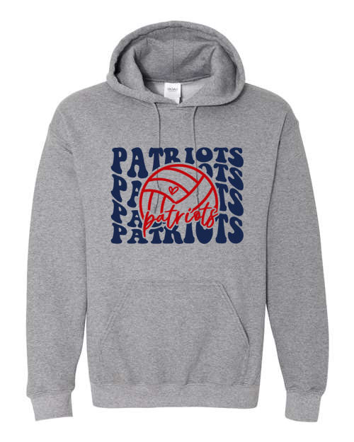 Seeger Patriot Volleyball - Hooded Sweatshirt