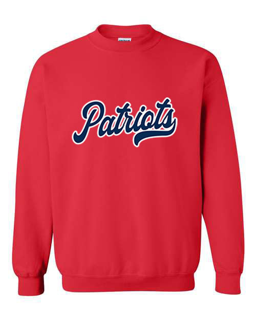 Patriots- Red - Tshirt, Longsleeve T, Crewneck, or Hooded Sweatshirt