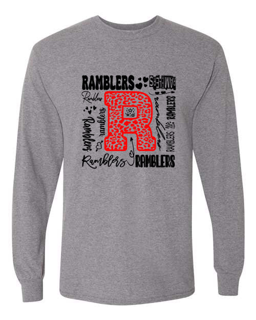 Attica Ramblers - Grey -  T-Shirt, Long Sleeve T-shirt, Crew Neck or Hooded Sweatshirt