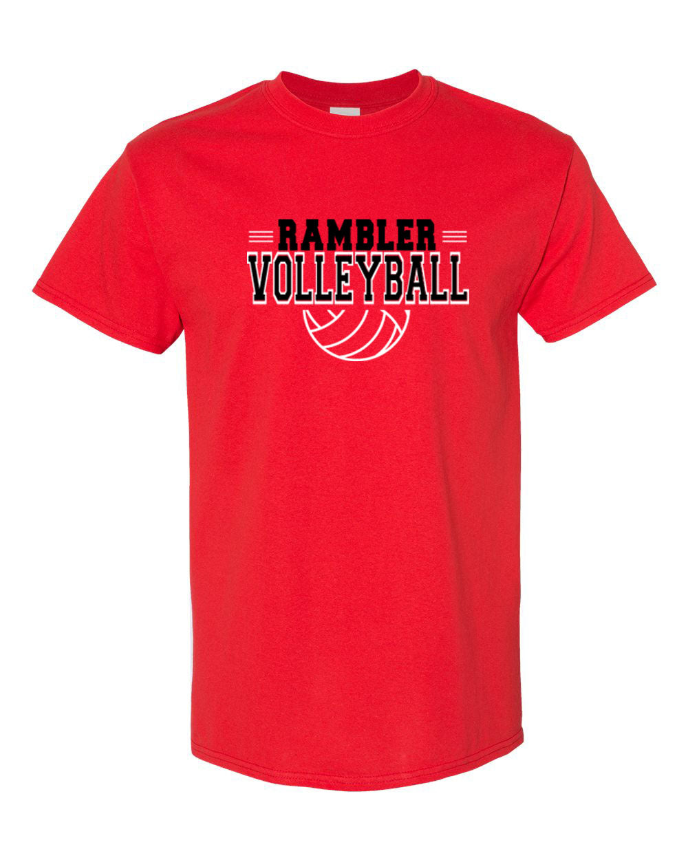 Attica Ramblers - Volleyball - Red -  T-Shirt, Long Sleeve T-shirt, Crew Neck or Hooded Sweatshirt