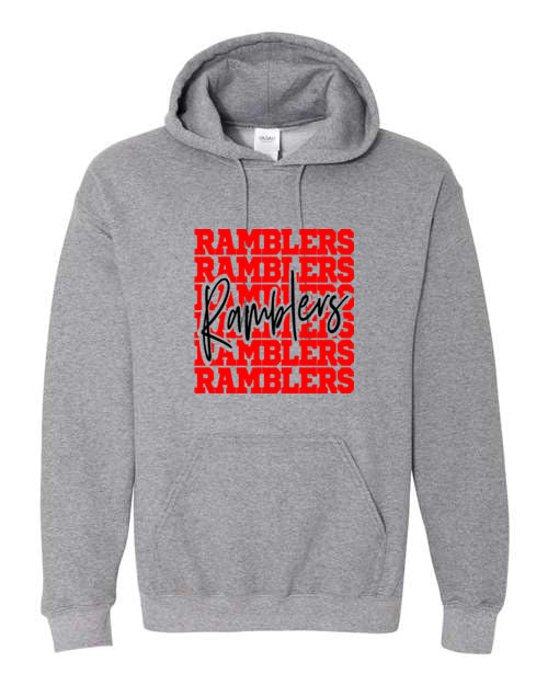 Ramblers - Graphite Gray - T-Shirt, Long Sleeve T-shirt, Crew Neck or Hooded Sweatshirt