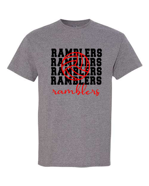 Attica Ramblers - Volleyball - Grey-  T-Shirt, Long Sleeve T-shirt, Crew Neck or Hooded Sweatshirt