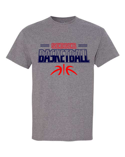 Seeger Basketball - Graphite Gray - T-shirt - 2