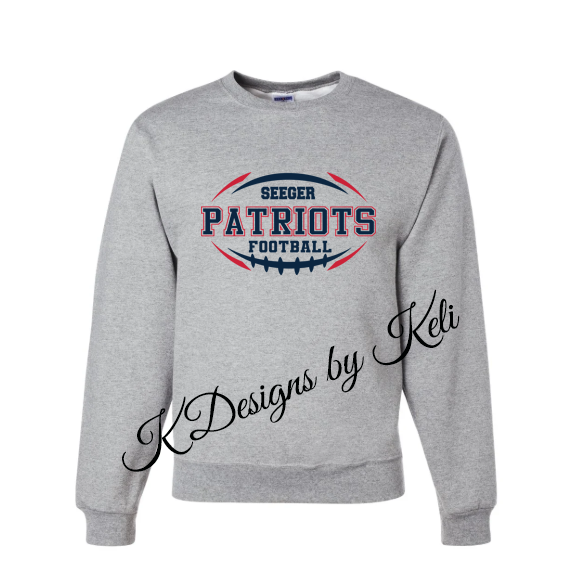 Seeger Patriot Football 25 - Sport Grey - Crewneck Sweatshirt