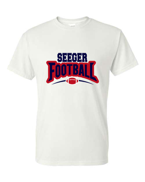 Seeger Football - T-shirt in white