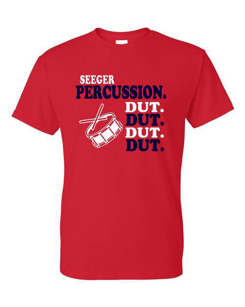 Seeger Music - Red  -  T-Shirt, Long Sleeve T-shirt, Crew Neck or Hooded Sweatshirt (Copy)