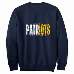 Patriots Softball - Leave it all on the field - Navy - Tshirt, Longsleeve T, Crewneck, or Hooded Sweatshirt