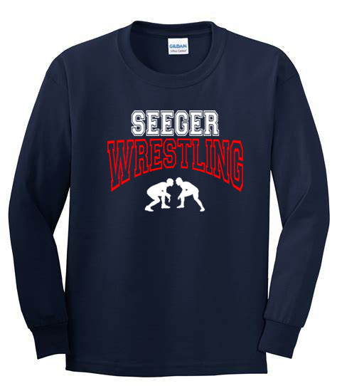 Seeger Wrestling  - Longsleeve T-shirt