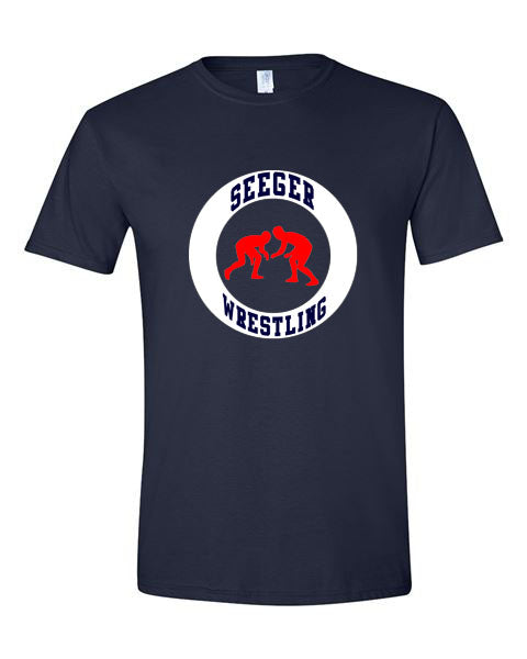 Seeger Wrestling - Circle - T-shirt