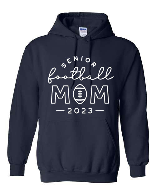 Senior Football Mom - Hooded Sweatshirt 2023