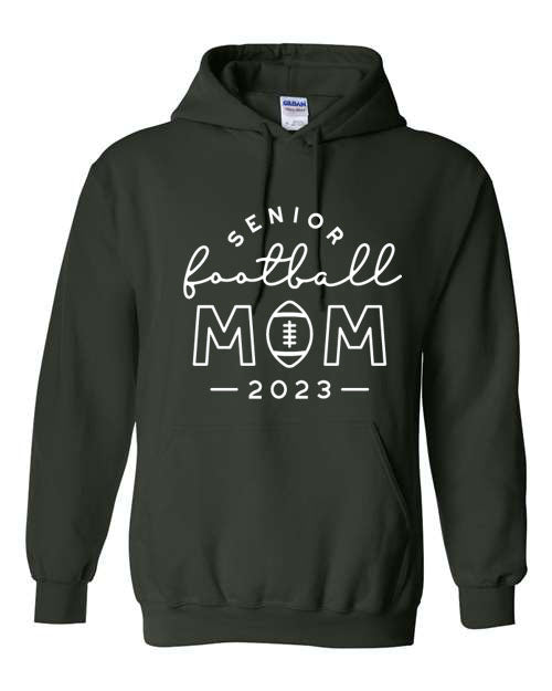 Senior Football Mom - Hooded Sweatshirt 2023