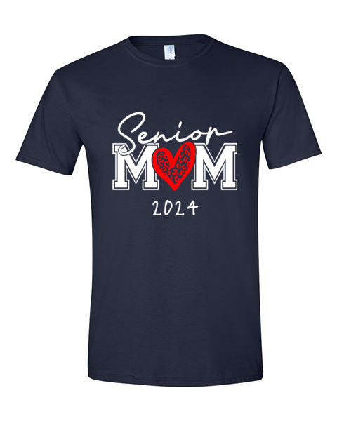 Senior Mom 2024 - T-Shirt or Long Sleeve T-Shirt - Multiple Color choices