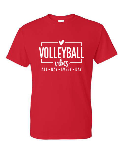 Volleyball Vibes - T-Shirt or Long Sleeve T-Shirt - Multiple Color choices