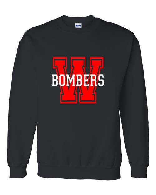 Williamsport Bombers - Design #4 - T-Shirt, Long Sleeve T-shirt, Crew Neck or Hooded Sweatshirt